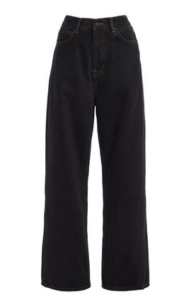 Wardrobe.NYC Wardrobe.NYC Denim Low Rise Jean Black 26