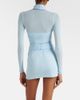 Wardrobe.NYC Wardrobe.NYC Draped sheer bodysuit - 5