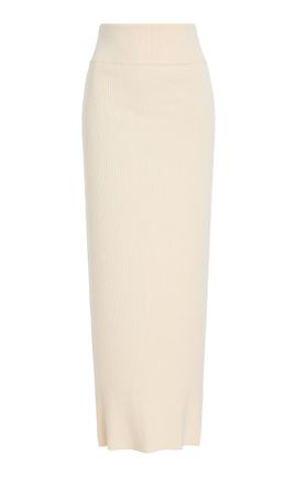 Wardrobe.NYC Wardrobe.NYC Knit Column Skirt Ivory L