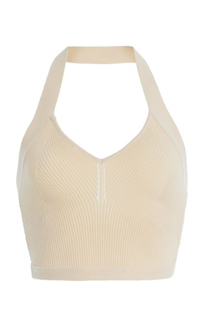 Wardrobe.NYC Wardrobe.NYC Knit Halter Top Ivory S