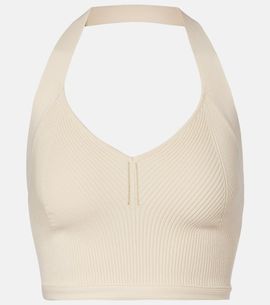 Wardrobe.NYC Wardrobe.NYC Knitted cotton crop top