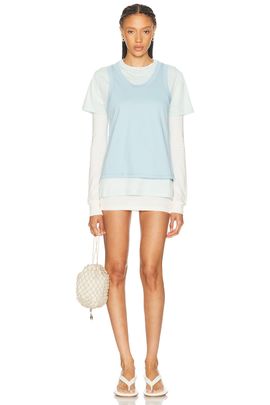 WARDROBE.NYC WARDROBE.NYC Layered Tee Mini Dress