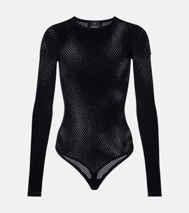 Wardrobe.NYC Wardrobe.NYC Open-knit wool-blend bodysuit