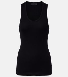 Wardrobe.NYC Wardrobe.NYC Ribbed-knit cotton jersey tank top