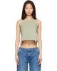 WARDROBE.NYC WARDROBE.NYC Taupe Clean Backless Halter Top - 1