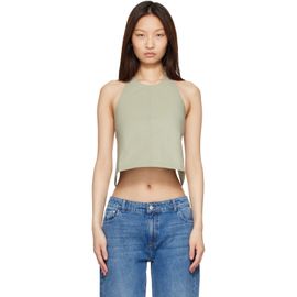 WARDROBE.NYC WARDROBE.NYC Taupe Clean Backless Halter Top