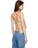 WARDROBE.NYC WARDROBE.NYC Taupe Clean Backless Halter Top - 3