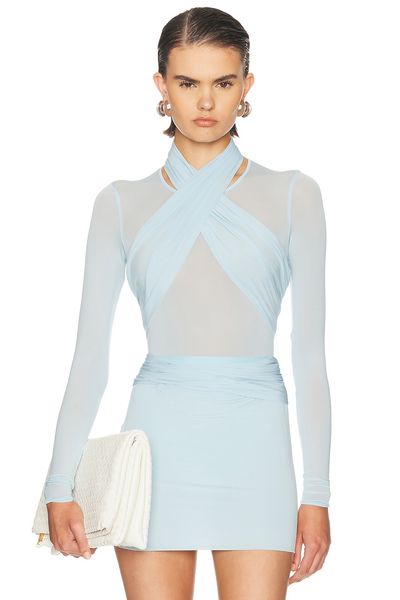 Wardrobe.nyc Translucent Bodysuit