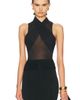 WARDROBE.NYC WARDROBE.NYC Translucent Tank Bodysuit - 1
