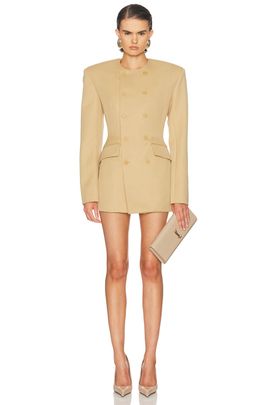 WARDROBE.NYC WARDROBE.NYC x Rosie Huntington-Whiteley Sculpted Blazer Dress
