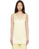 WARDROBE.NYC WARDROBE.NYC Yellow Liquid Tank Top - 1