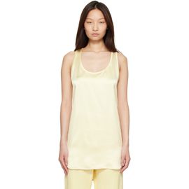 WARDROBE.NYC WARDROBE.NYC Yellow Liquid Tank Top