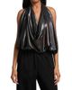 WARDROBE.NYC Women's Metallic Halter Blouse - 3