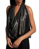 WARDROBE.NYC Women's Metallic Halter Blouse - 6