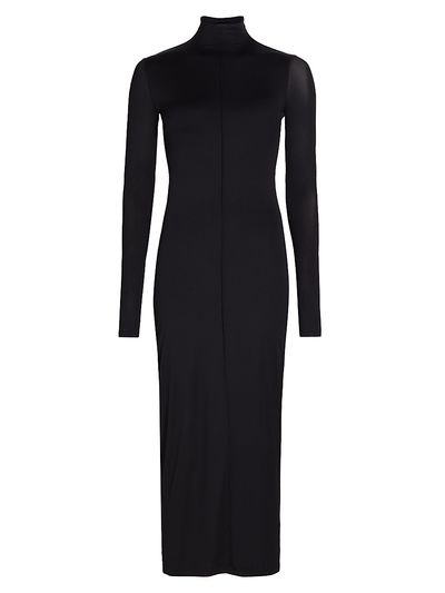 WARDROBE.NYC Women's RHW Mock-Turtleneck Maxi Dress