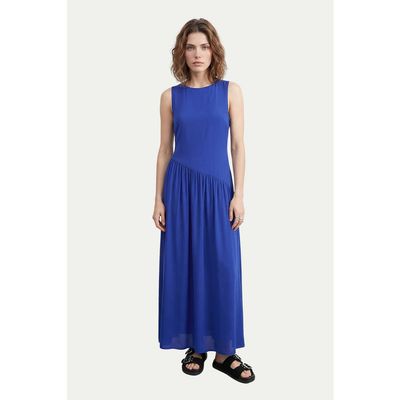 Warehouse Warehouse Dropped Waist Chiffon Tiered Maxi Dress