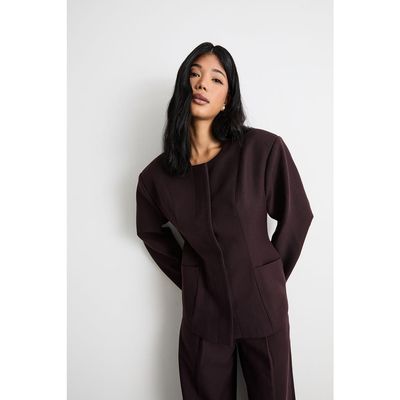 Warehouse Warehouse Premium Tailored Moulded Waist Blazer