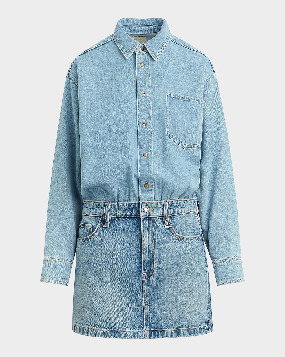 Warm The Layla Layered Denim Mini Dress