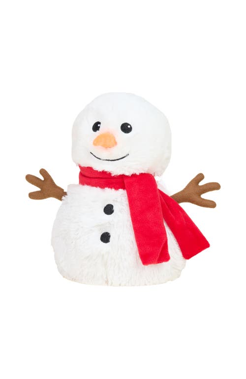 Warmies Warmies Red Scarf Snowman Plush Toy