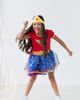 Warner Bros. Warner Bros. Justice League Wonder Woman Costume Dress Cape and Headband Set - 4