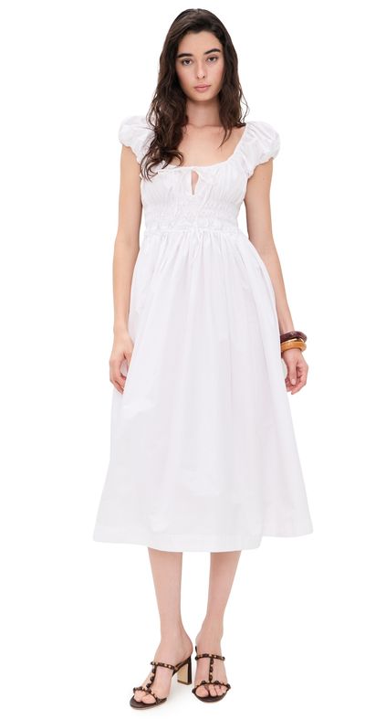 WARP + WEFT WARP + WEFT Big Sky Poplin Dress Optic