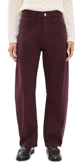 WARP + WEFT WARP + WEFT BNA Soft Curve Barrel Jeans Garnet