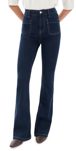 WARP + WEFT WARP + WEFT Mia Flare Jeans Long Gone
