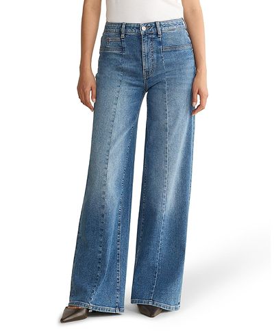 Warp + Weft Warp + Weft Nce Wide Leg Jean in Everafter Blues