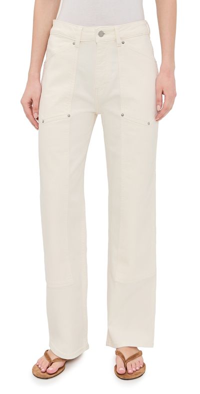 WARP + WEFT WARP + WEFT Sat Utility 90's Straight Jeans Ecru