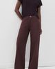 WARP + WEFT WARP + WEFT The Big Easy Wide Leg Jeans Garnet - 5