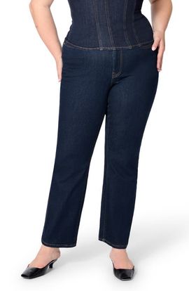 WARP+WEFT WARP+WEFT ASE High Waist Straight Leg Stretch Jeans