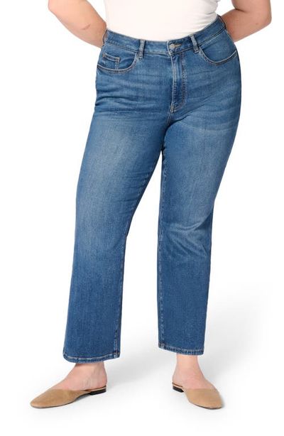 WARP+WEFT WARP+WEFT ASE High Waist Straight Leg Stretch Jeans