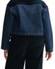 WARP+WEFT WARP+WEFT AVL Crop Denim Jacket with Corduroy Collar - 2