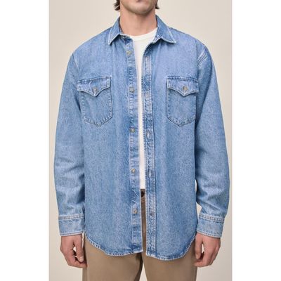WARP+WEFT WARP+WEFT DET Denim Button-Up Shirt