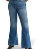 WARP+WEFT WARP+WEFT MIA Split Hem High Waist Flare Jeans - 1