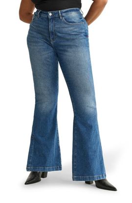 WARP+WEFT WARP+WEFT MIA Split Hem High Waist Flare Jeans