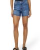 WARP+WEFT WARP+WEFT VVI Raw Hem High Waist Relaxed Fit Denim Shorts - 1