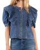 Wash Lab Denim Wash Lab Denim Daydream Ruffle Denim Shirt - 1