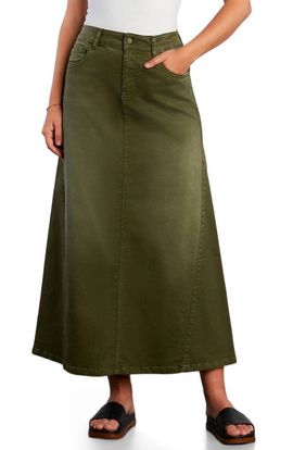 Wash Lab Denim Wash Lab Denim Denim Maxi Skirt