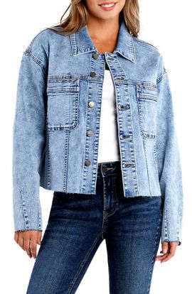 Wash Lab Denim Wash Lab Denim Fetching Boxy Denim Jacket