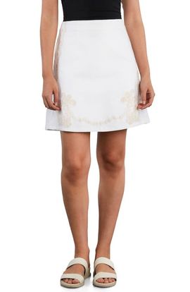 Wash Lab Denim Wash Lab Denim Heritage Embroidered Miniskirt
