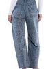 Wash Lab Denim Wash Lab Denim High Waist Animal Print Barrel Leg Jeans - 2