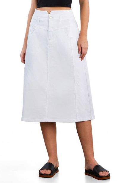 Wash Lab Denim Wash Lab Denim Penelope Denim Midi Skirt