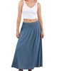 Wash Lab Denim Wash Lab Denim Pintuck Denim Maxi Skirt - 3