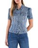 Wash Lab Denim Wash Lab Denim Puff Sleeve Denim Jacket - 1