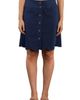 Wash Lab Denim Wash Lab Denim Scalloped Hem Denim Miniskirt - 1