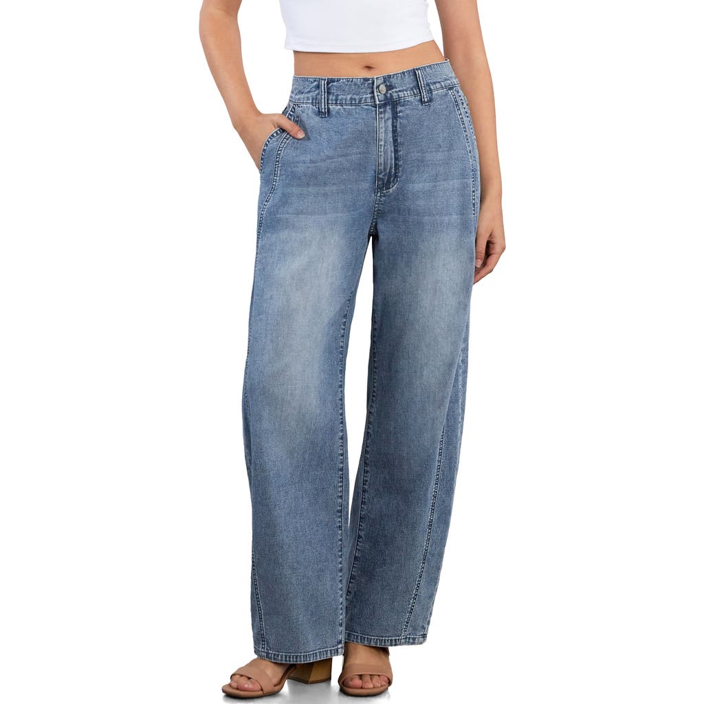 Wash Lab Denim Wash Lab Denim Sweetheart Barrel Leg Jeans