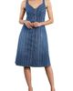 Wash Lab Denim Wash Lab Denim True Blue Sleeveless Denim Dress - 1