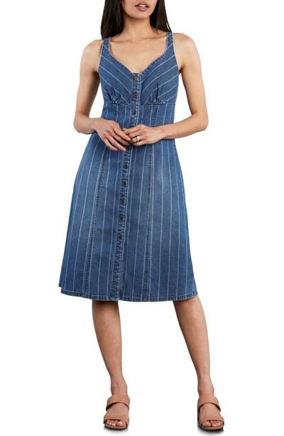 Wash Lab Denim Wash Lab Denim True Blue Sleeveless Denim Dress