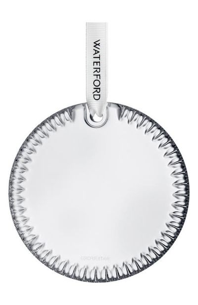 Waterford Waterford Crystal Disc Ornament 